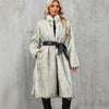 Overknee Thickened Temperament Slim Women Coat