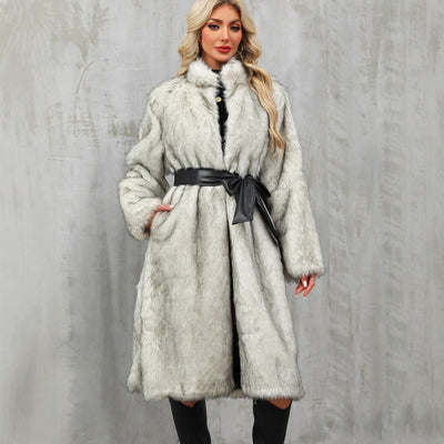 Overknee Thickened Temperament Slim Women Coat