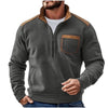 Men's Casual Coat Zipper Fleece Sweater