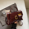 Women's Fashion Messenger Bag Double-layer All Match With Zipper