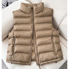Down Cotton Lightweight Short Vest Autumn And Winter