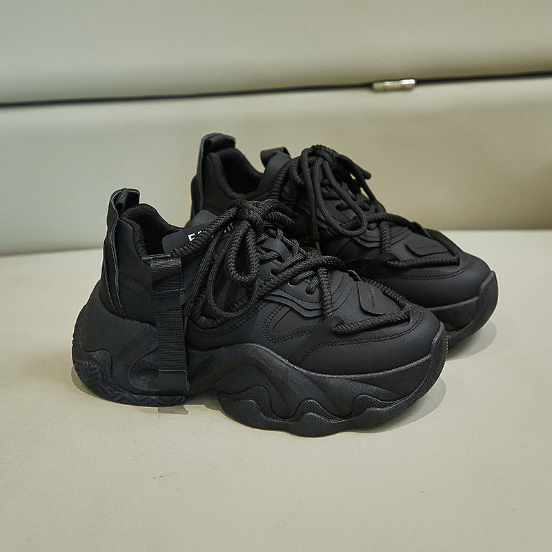 Scarpe da corsa casual con plateau e altezza crescente per studenti