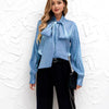Top a Maniche Lunghe Elegante e Minimalista da Donna