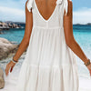 Loose-fit  Strapless Sun-protective Dress