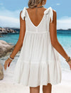 Loose-fit  Strapless Sun-protective Dress