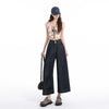 Three-proof Tencel Lyocell Cool Feeling Wide-leg Jeans Women's Summer Thin