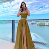 Abito Lungo da Donna da Sera con Strass