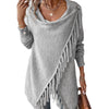 Women's Plus Size New Solid Color Knitted Cardigan
