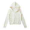 Autumn Fleece-Lined Drawstring Hoodie For Women