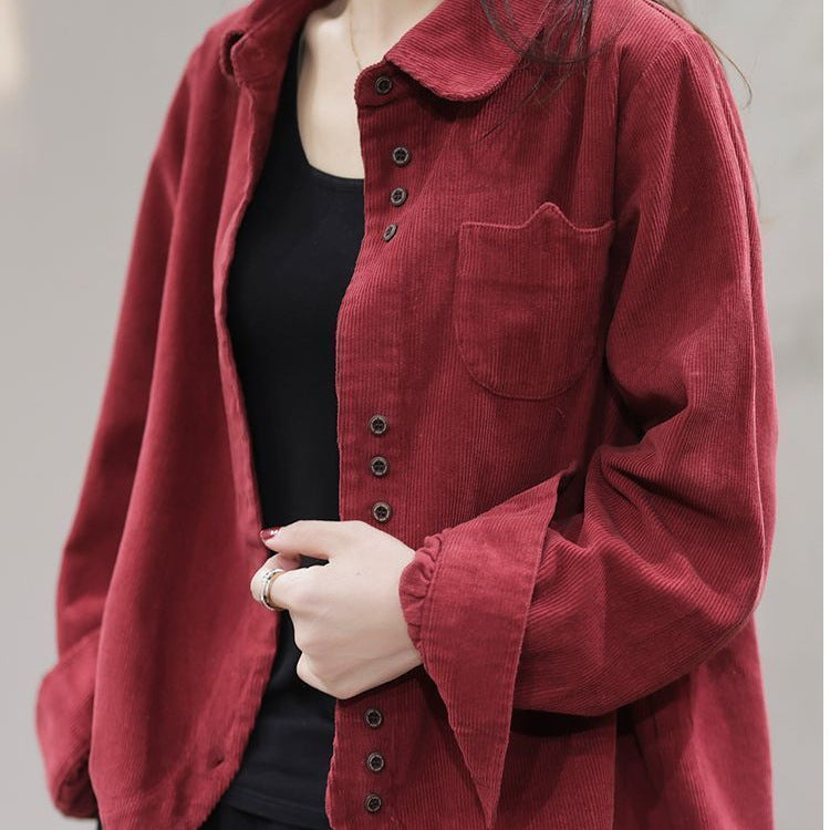 Long Sleeve Loose Leisure Slimming Coat Top