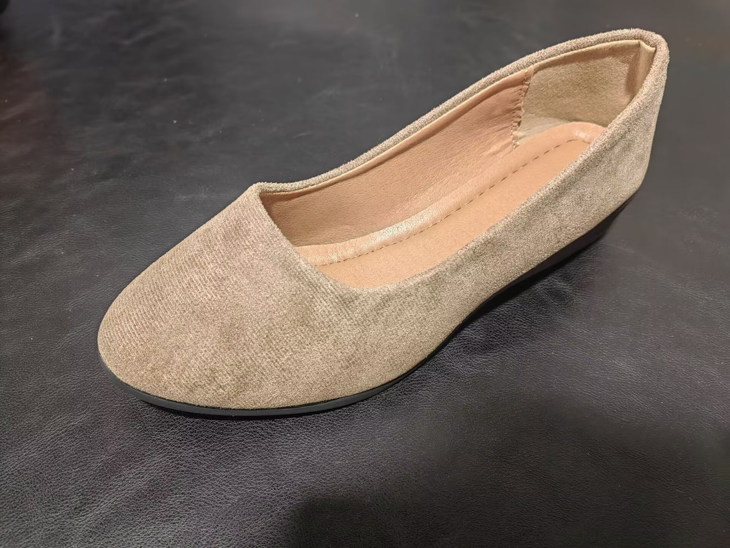 Spring New Pointed Toe Women's Plus Size Shallow Mouth Wedge Pumps Doug Shoes Sports Casual