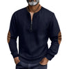 Men's Casual Jacket Pullover Zip-up Shirt