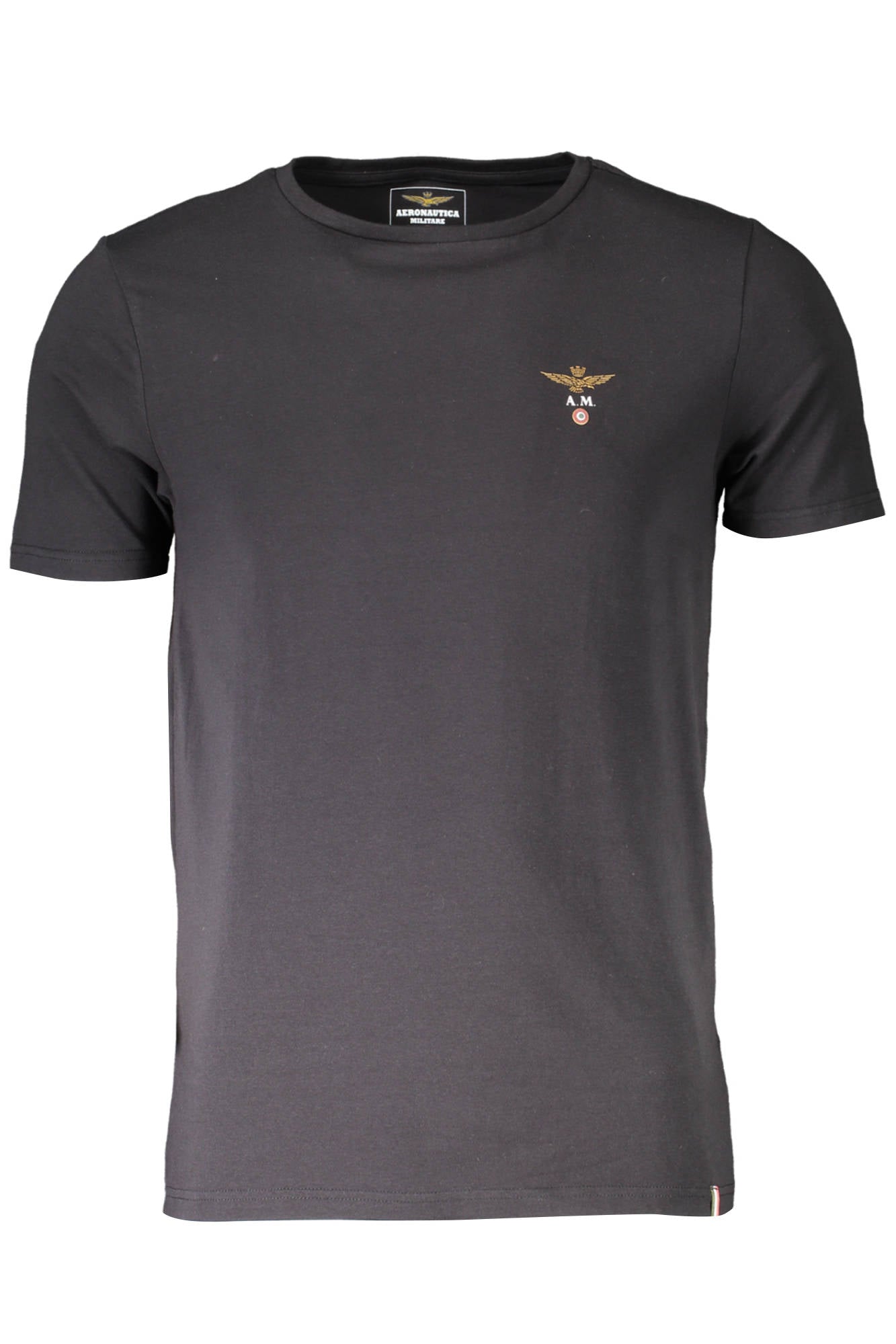 "AERONAUTICA MILITARE T-SHIRT ESTERNABILE UOMO NERO"