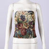 Chest-wrap Embroidered Tube Top Vest Top