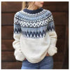 Women's Sweater Acrylic Thick Needle Thick Jacquard