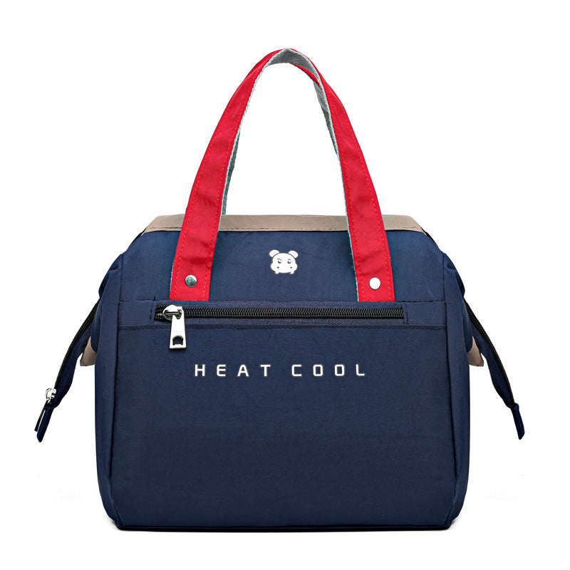 Nuova borsa cosmetica portatile spessa e di grande capacità, alla moda, giapponese