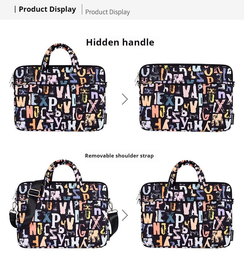 Portable Home Simple Printing Laptop Tablet PC Bag