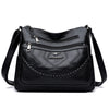 Fashion Shoulder Bag Soft Leather Middle-aged Women's Large Capacity