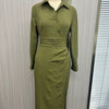 New Slim-fit Long-sleeved Dress For Women