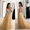 Vestito A Coda Di Rondine Lungo Fino Al Pavimento Con Paillettes E Scollo A V Anteriore E Posteriore, Grande Vendita