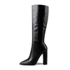 Pointed Toe Chunky Heel High Heel Autumn And Winter Women's High Boots