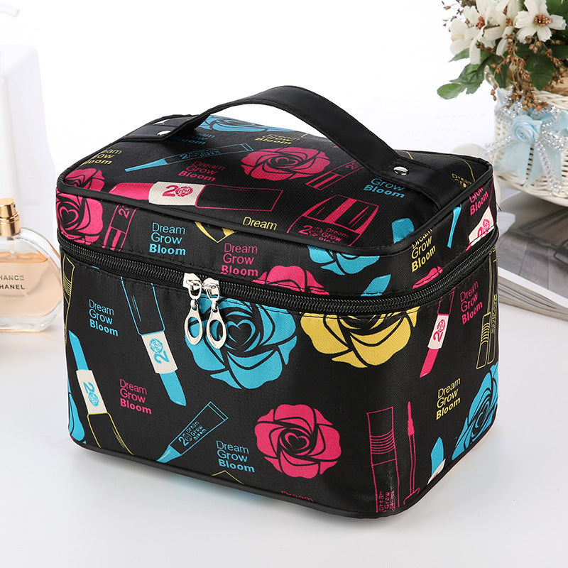 Large Capacity Color Ding Makeup Bag Foldable
