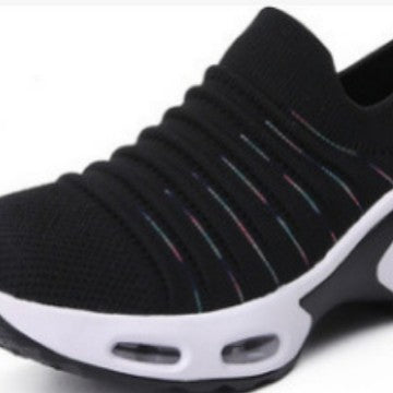 Plus Size Fly-knit Socks Shoes Women's Stretch Knitted