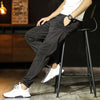 Men's Simplicity Color Versatile Loose Ankle-tied Casual Pants