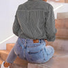 Blusa Cardigan a maniche lunghe casual da donna