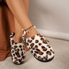 Fashion Leopard Design Cotton Slippers