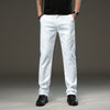 Straight Slim Fit Elasticated Waist Trendy Wild Long Pants For Young Men