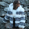 Fashion Loose Fur Hooded Women's Coat