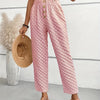 Women's Slim-fit Buttoned Straight Loose Trousers
