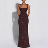 Womens Sequin-decorated Figure-hugging Fashionable Dress