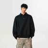 Spring New Heavy Pu Handsome Loose Casual Polo Collar Coat