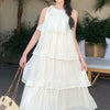 Sweet Halter-neck Cake Dress A Versatile Figure-flattering One-piece