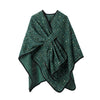Women's Colorful Sequined Christmas Style Cross Shawl
