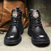 New Trendy Autumn And Winter High-top American Vintage Work Boots