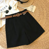 Pantaloni ampi da donna a vita alta, casual e versatili, in stile workwear