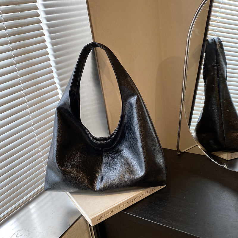 Borsa tote retrò abbinabile, borsa da donna di alta qualità e grande capacità da portare sotto le ascelle