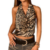 Back-cross Strap Design Backless Halter Vest