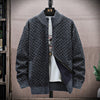 New Men's Casual Zipper Sweater Coat All-matching