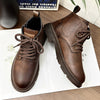 Men's Boots High-top New British Retro Workwear Trendy Casual