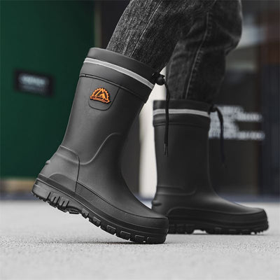 Men's Fashionable Outdoor Middle Tube Non-slip Rain Boots