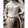 Autumn And Winter Turtleneck Cotton Sweater Male Long Sleeves Inner Wear Men's Knitwear