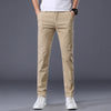 Men's Solid Color Casual Pants Korean Style Straight Trousers