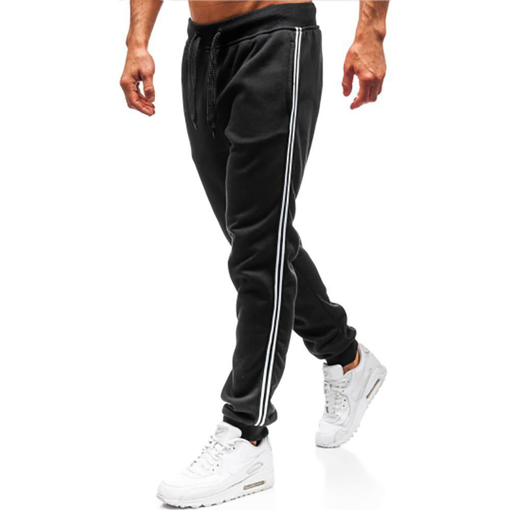 Pantaloni casual estivi da uomo larghi con cuciture oblique