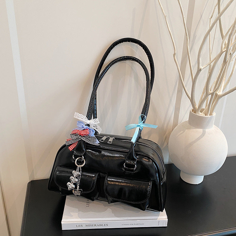 New Autumn Winter Retro One Shoulder Underarm Pillow Bag