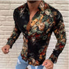 Men's Long Sleeve 3D Digital Printing Shirt