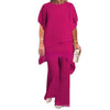 New Elegant Chiffon Solid-Color Loose Irregular Fashionable Set